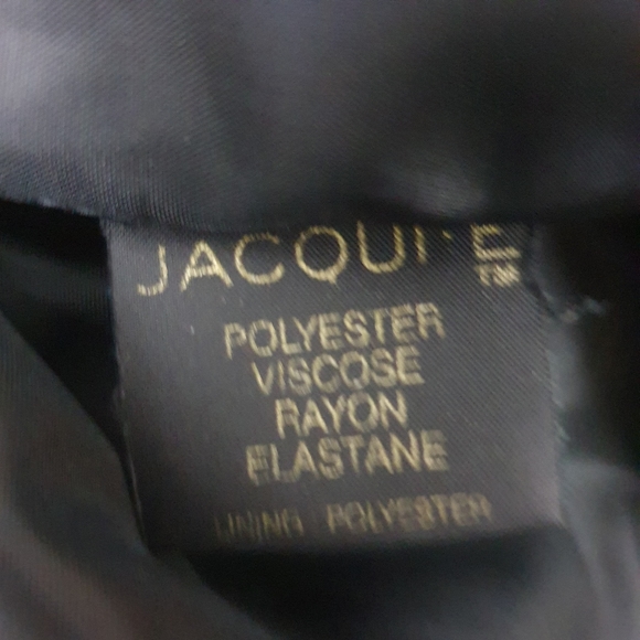 JACQUI E Grey Self Stripe Blazer Jacket Size 14 - Picture 5 of 5